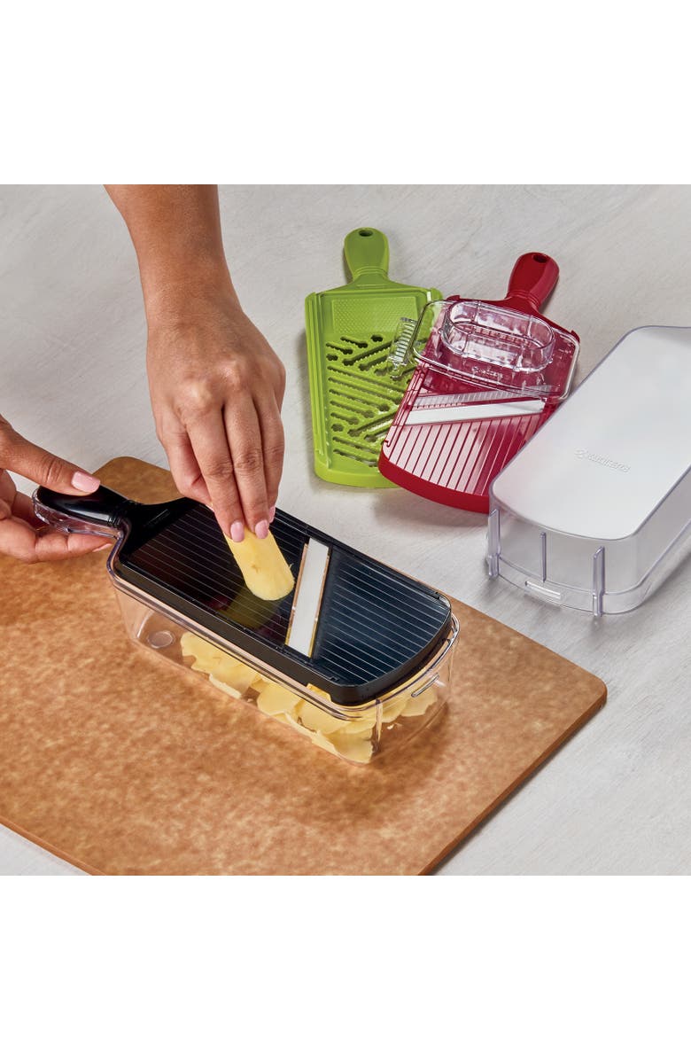 Kyocera 6 Piece Easy Slice Adjustable Slicer, Julienne, & Mandoline Set, Alternate, color, Multicolored