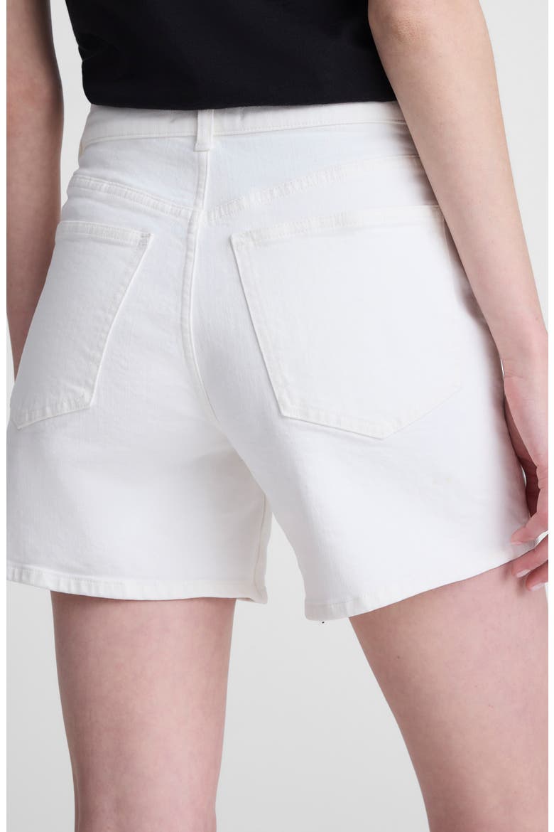 The Perfect Vintage Mid Length Denim Shorts, Alternate, color, TILE WHITE