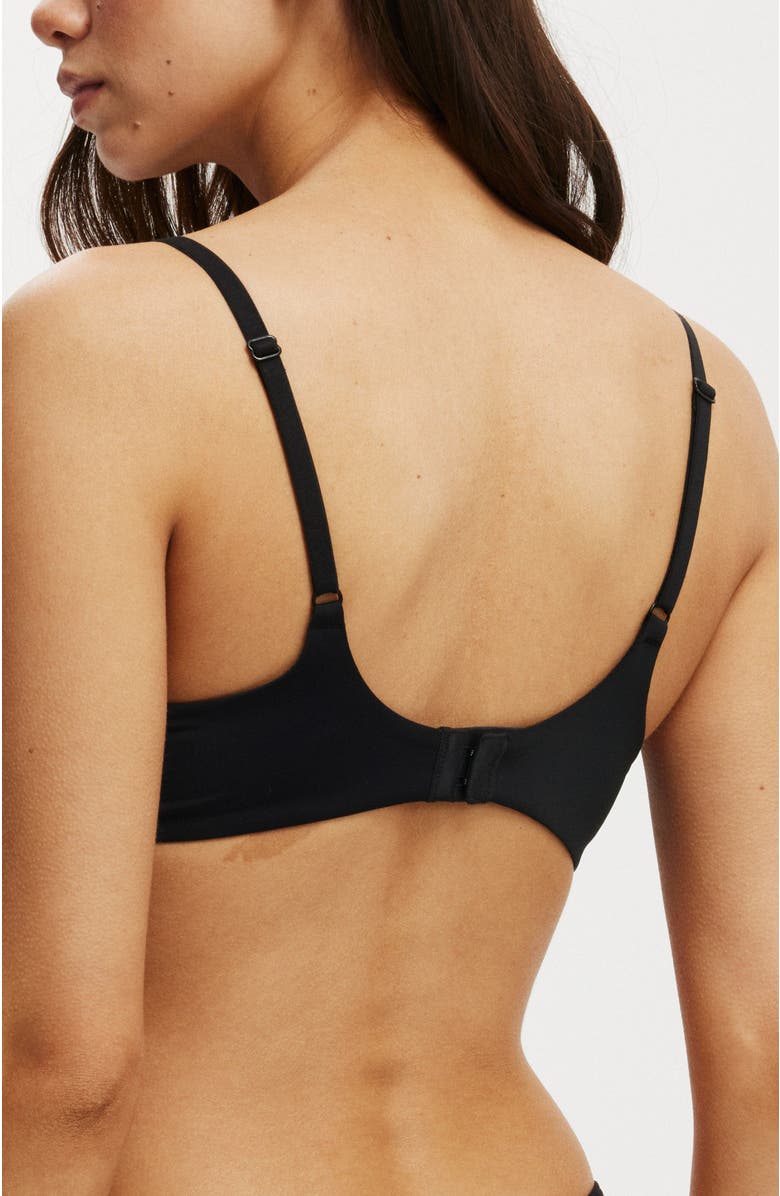 COTTON ON BODY Women's Ultimate Comfort T-Shirt Bra, Alternate, color, Black