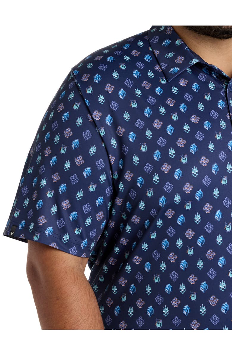 Callaway Big & Tall Negroni Performance Polo Shirt, Alternate, color, 