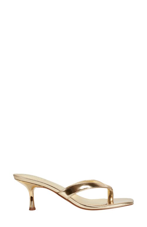 Marc Fisher Ltd Amelea Flip Flop In Gold