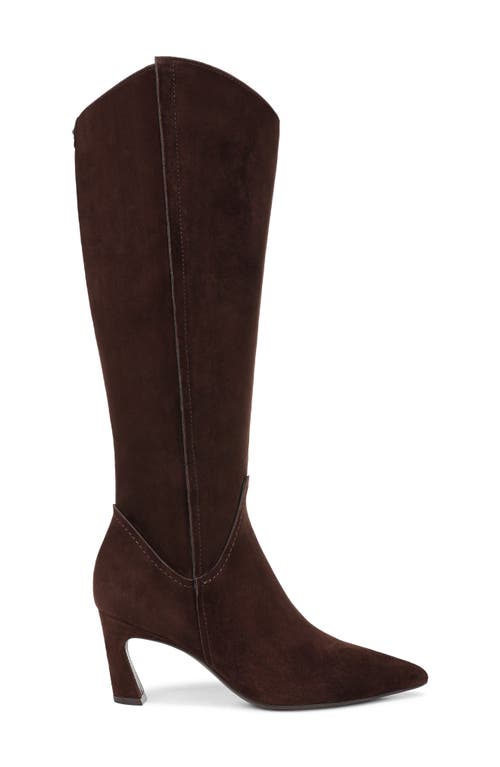 Naturalizer Deesha Wide Calf Tall Dress Boots In Brown