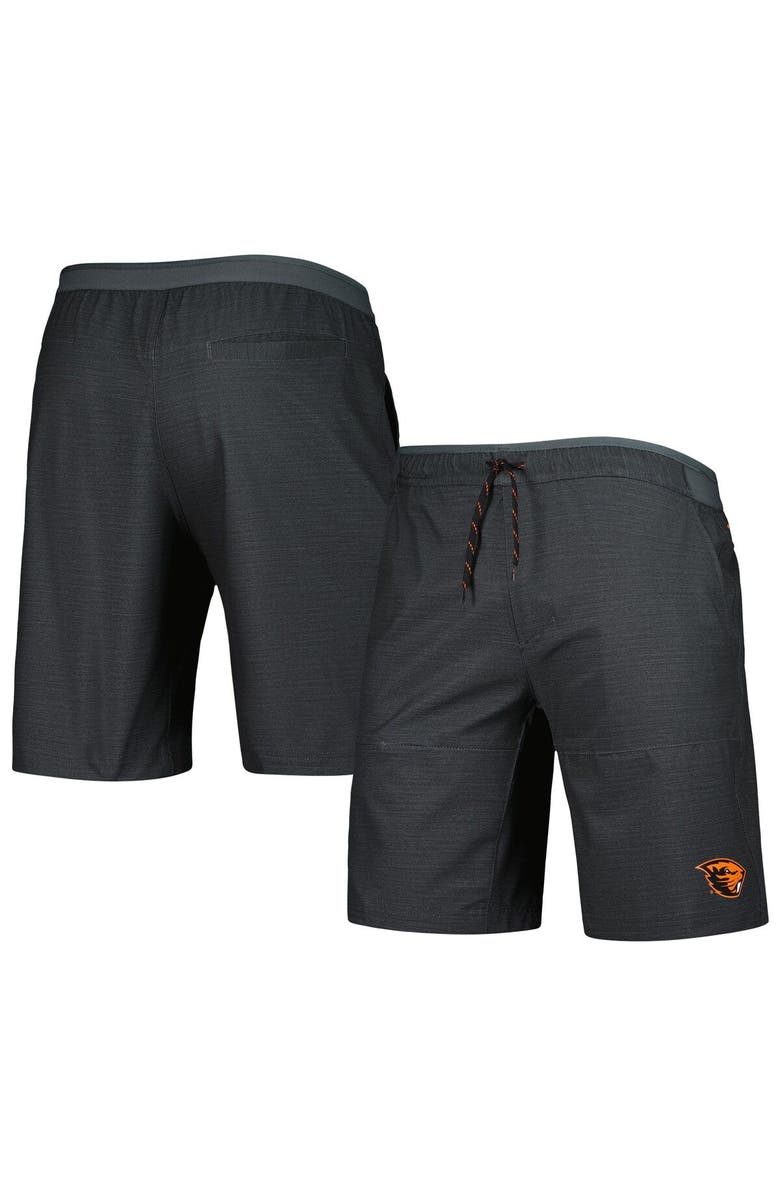 Columbia Men's Columbia Heathered Gray Oregon State Beavers Twisted Creek Omni-Shield Shorts, Main, color,