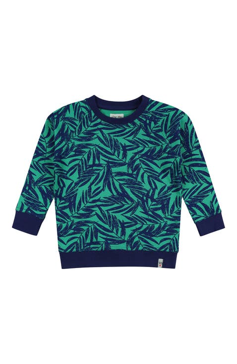 Organic Cotton Palm Print Sweatshirt (Baby)