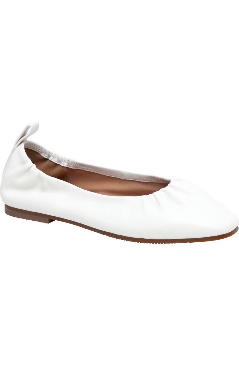 Linea Paolo Newry Ballet Flat, Main, color, Eggshell