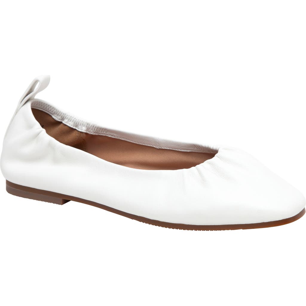 Linea Paolo Newry Ballet Flat In White