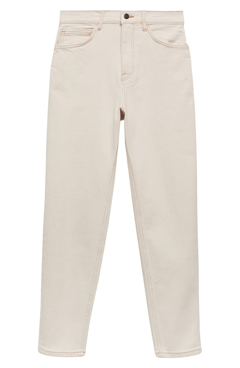 MANGO Comfort High Waist Mom Jeans, Alternate, color, 