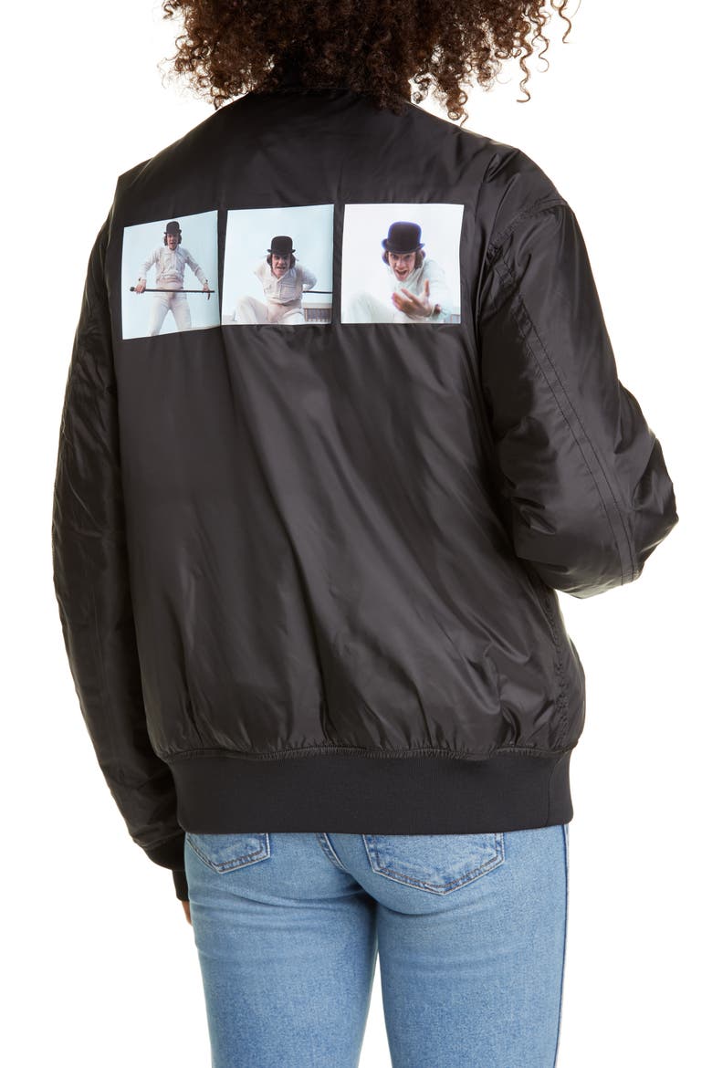 A Clockwork Orange Reversible Jacket, Alternate, color, C BLACK