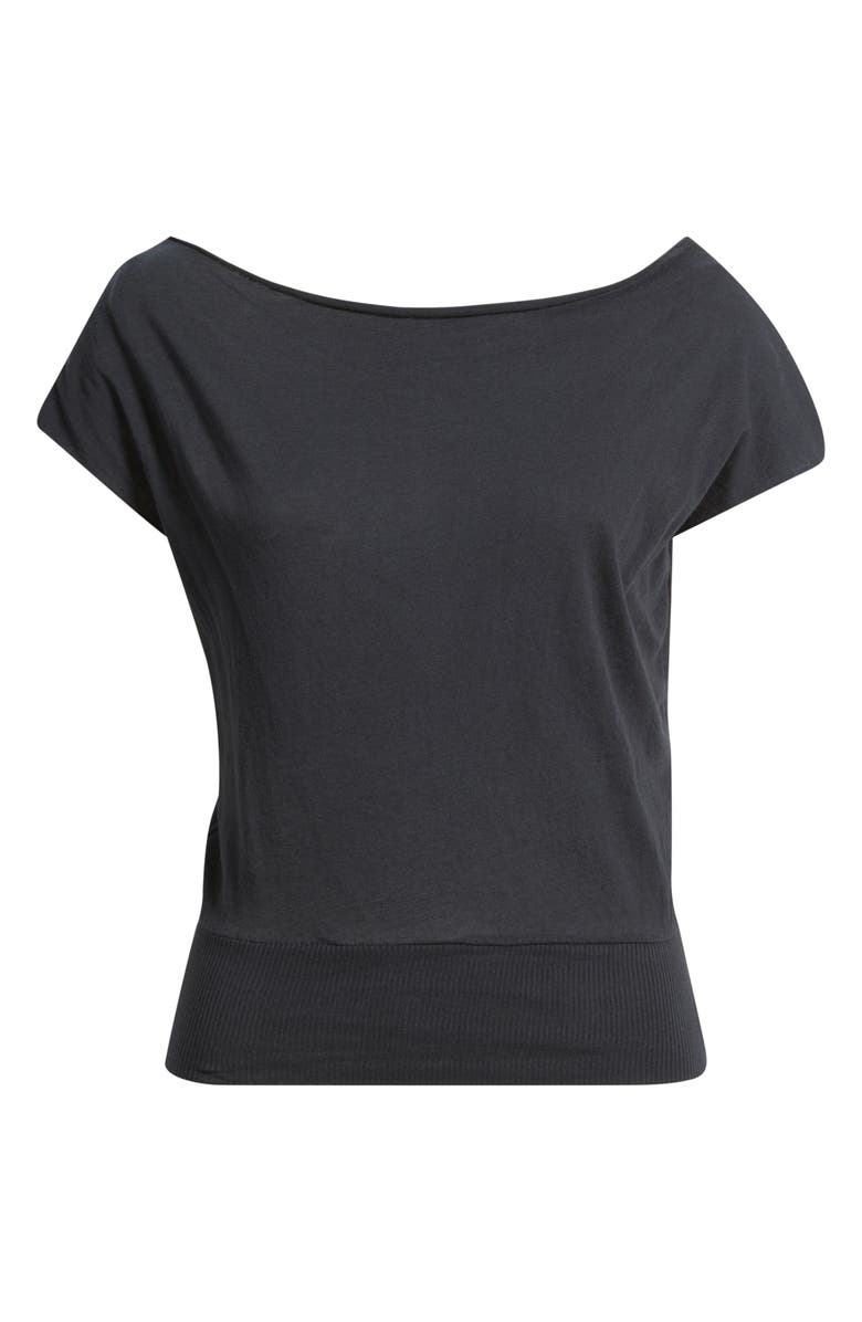 BDG Urban Outfitters Off the Shoulder Banded Top, Alternate, color, Black