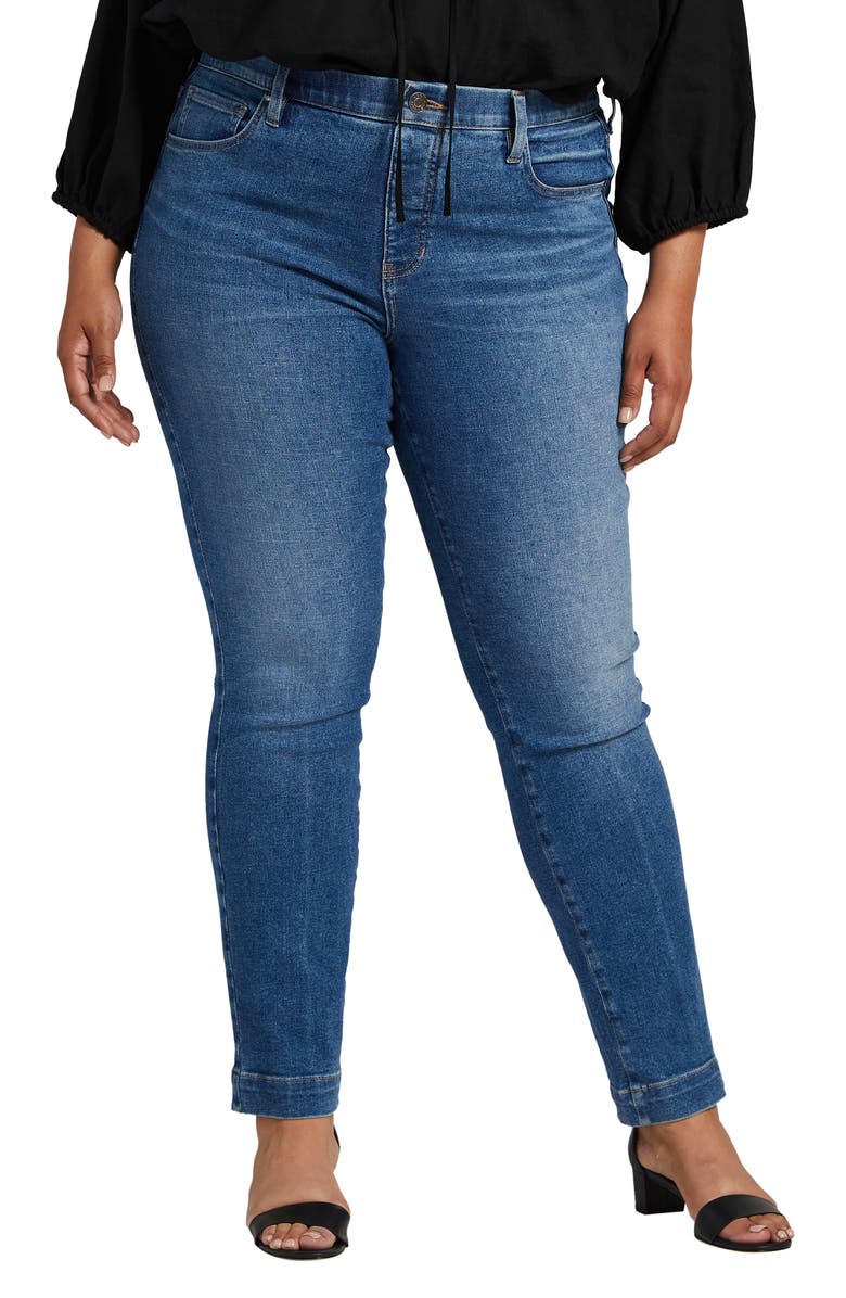 JAG Valentina Pull-On High Waist Straight Leg Jeans, Main, color, 