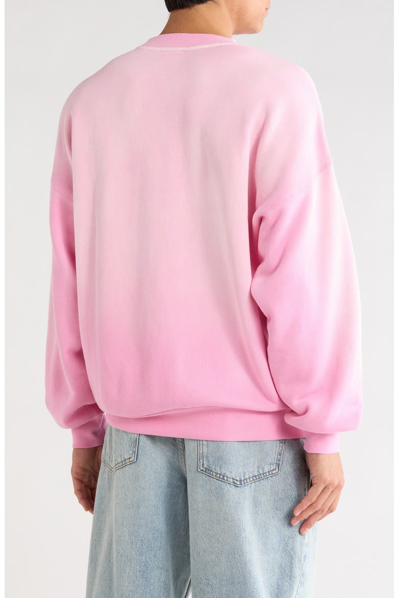 Teddy Crewneck Sweatshirt, Alternate, color, SUN FADED PINK