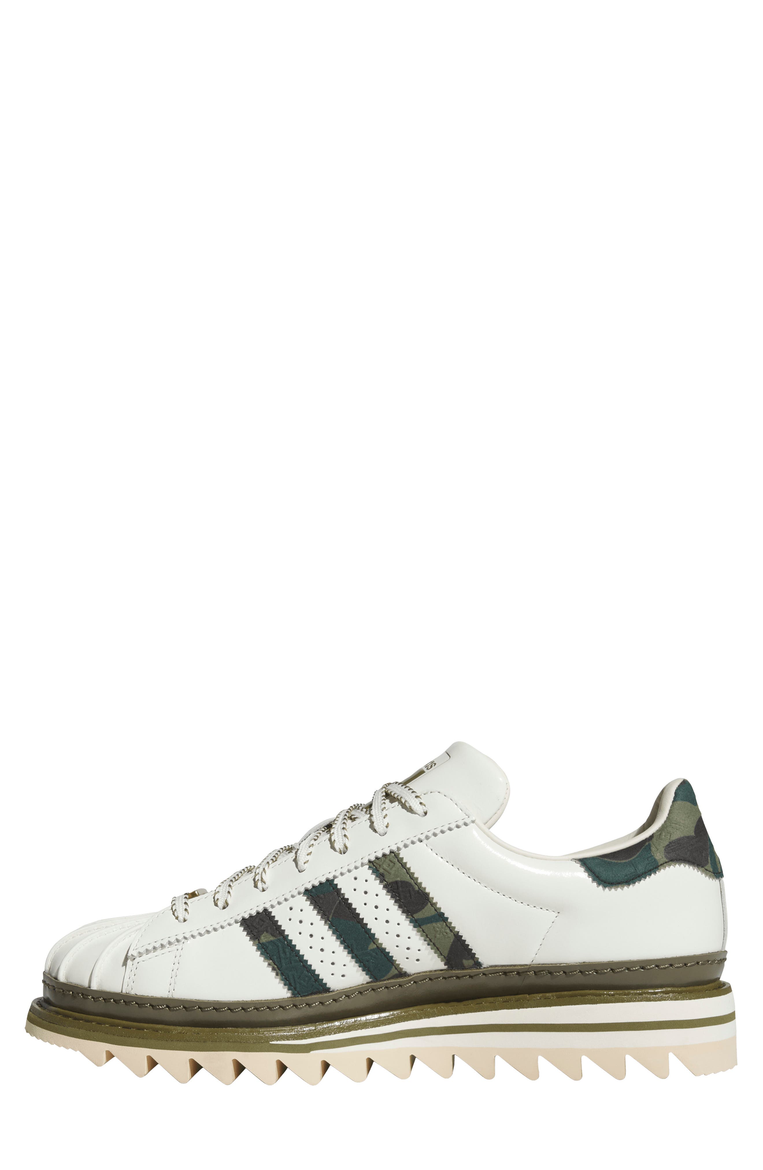 CLOT x BAPE Superstar Sneaker, Alternate, color, OFF WHITE