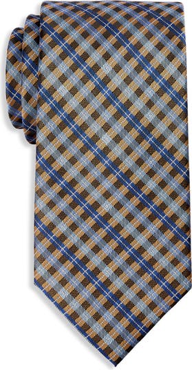 Big & Tall Check Patterned Tie