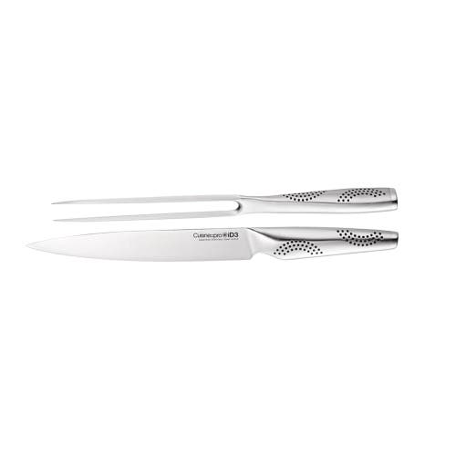 Cuisine::pro Id3 Carving Knife Set In Silver