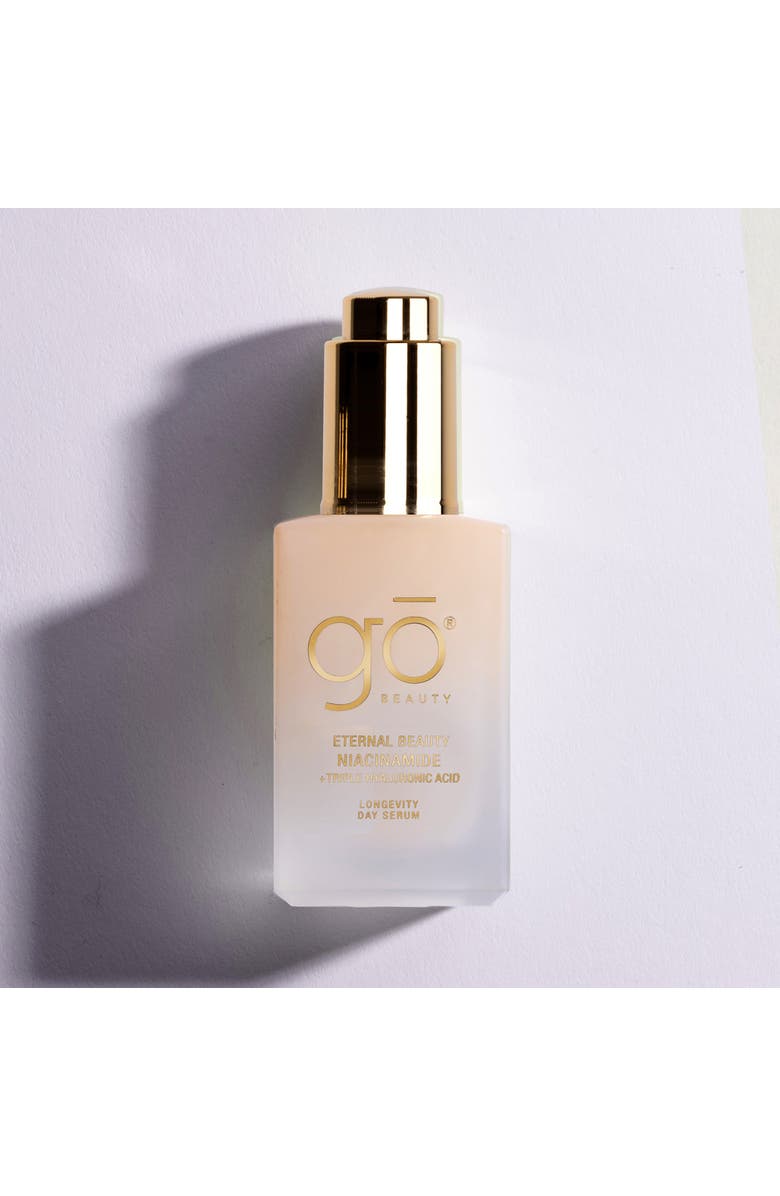 Go Beauty ETERNAL BEAUTY - Niacinamide + Hydrolyzed Collagen + 3 Hyaluronic Acid, Day Serum 1oz, Alternate, color, NO COLOR