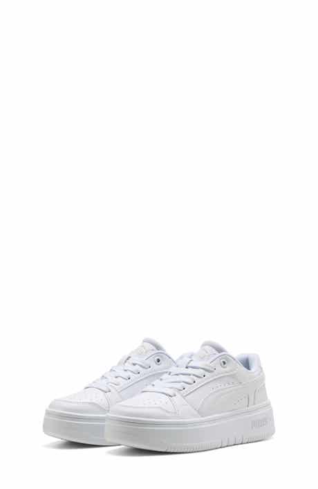 PUMA Kids' Rebound Femme Low Top Sneaker