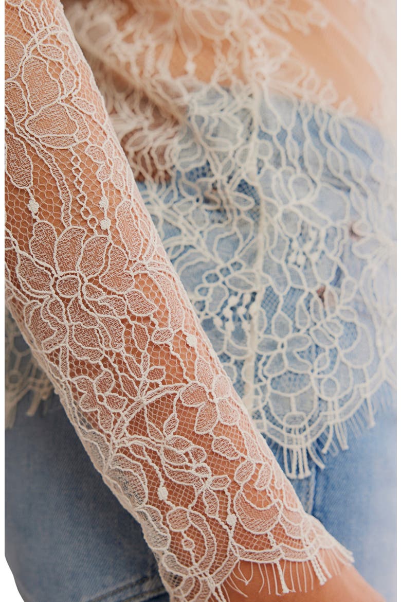 Long Last Lace Layering Top, Alternate, color, CLEAN IVORY