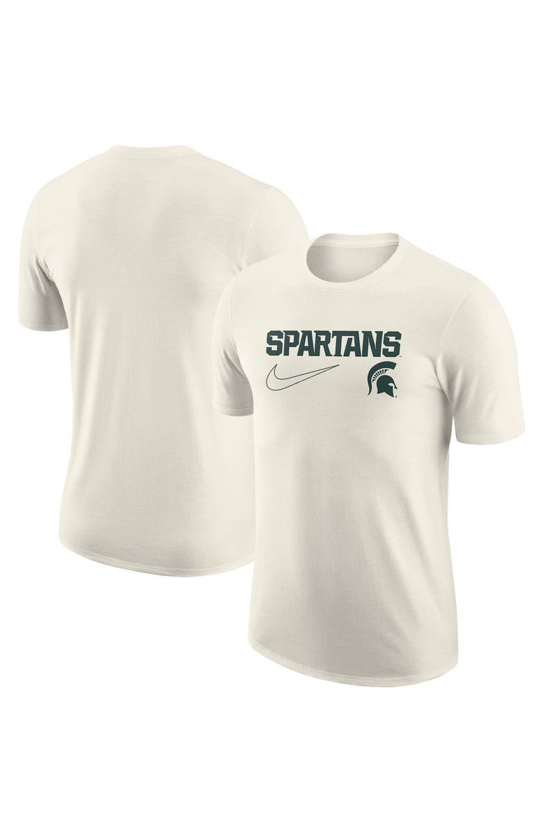 Nike Men's Nike Michigan State Spartans Natural Swoosh Max90 Loose Fit T-Shirt, Alternate, color, 