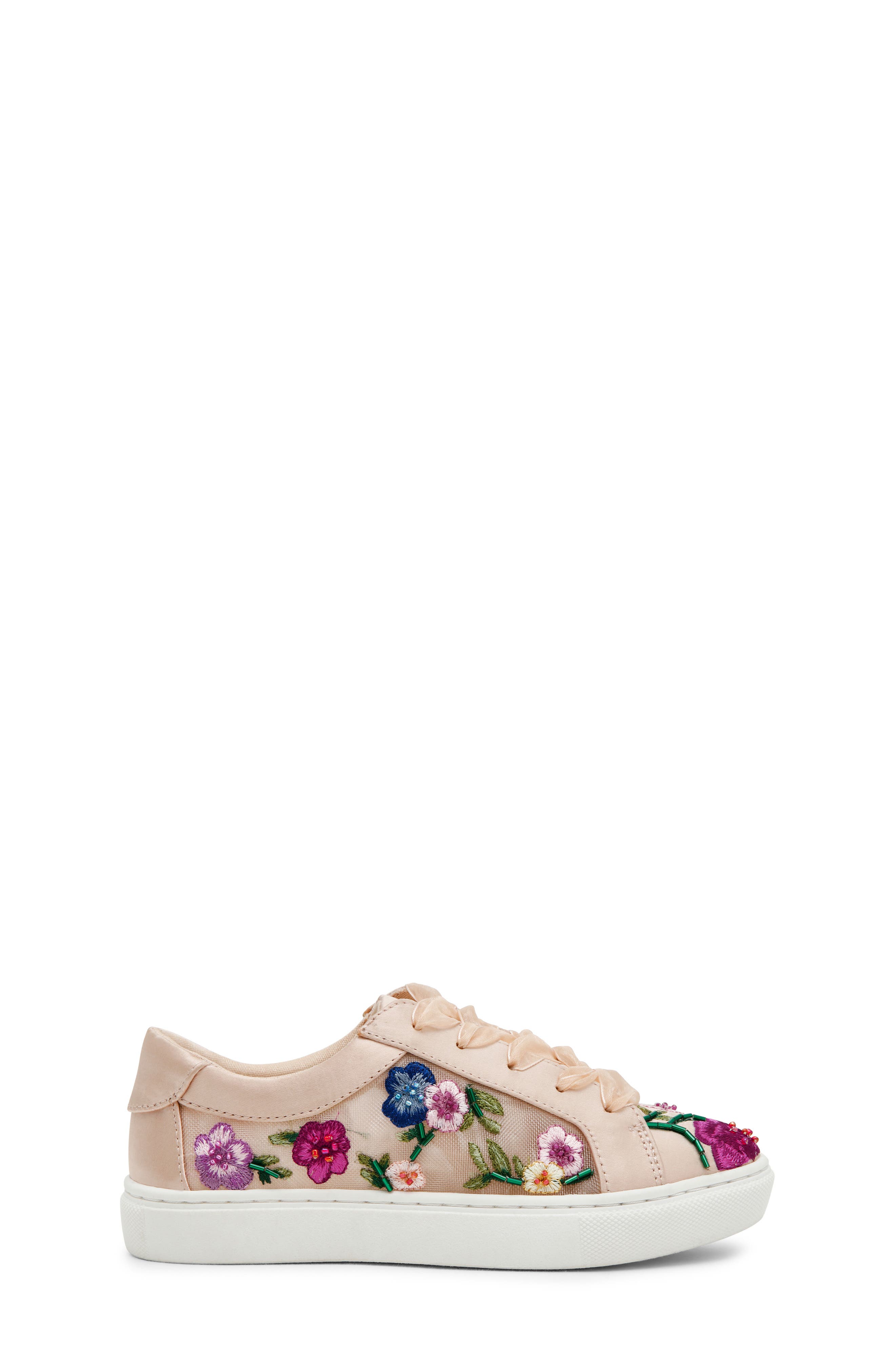 Betsey Johnson Kids' Jayla Sneaker, Alternate, color, Blush Multi Floral