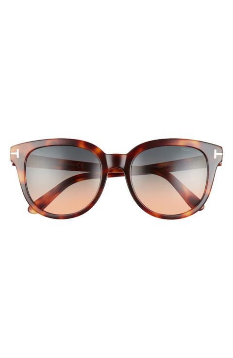 Olivia 54mm Gradient Round Sunglasses