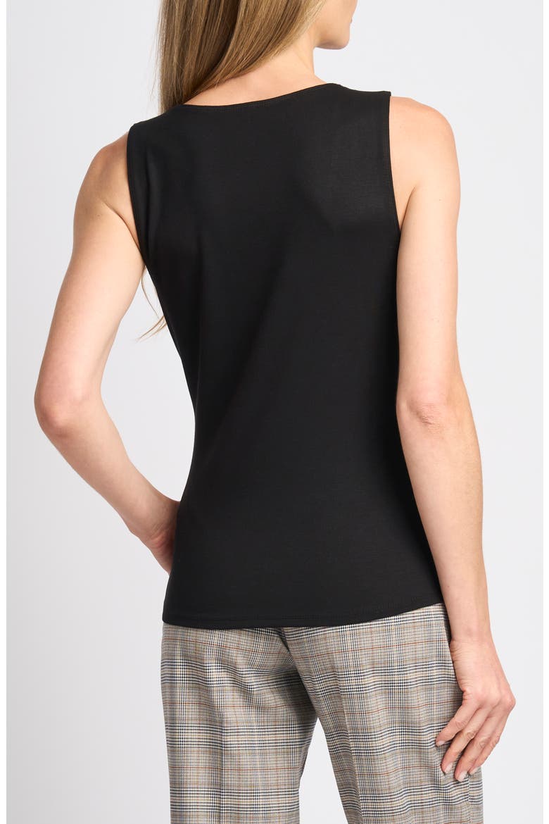 Scoop Neck Knit Tank, Alternate, color, RICH BLACK 060