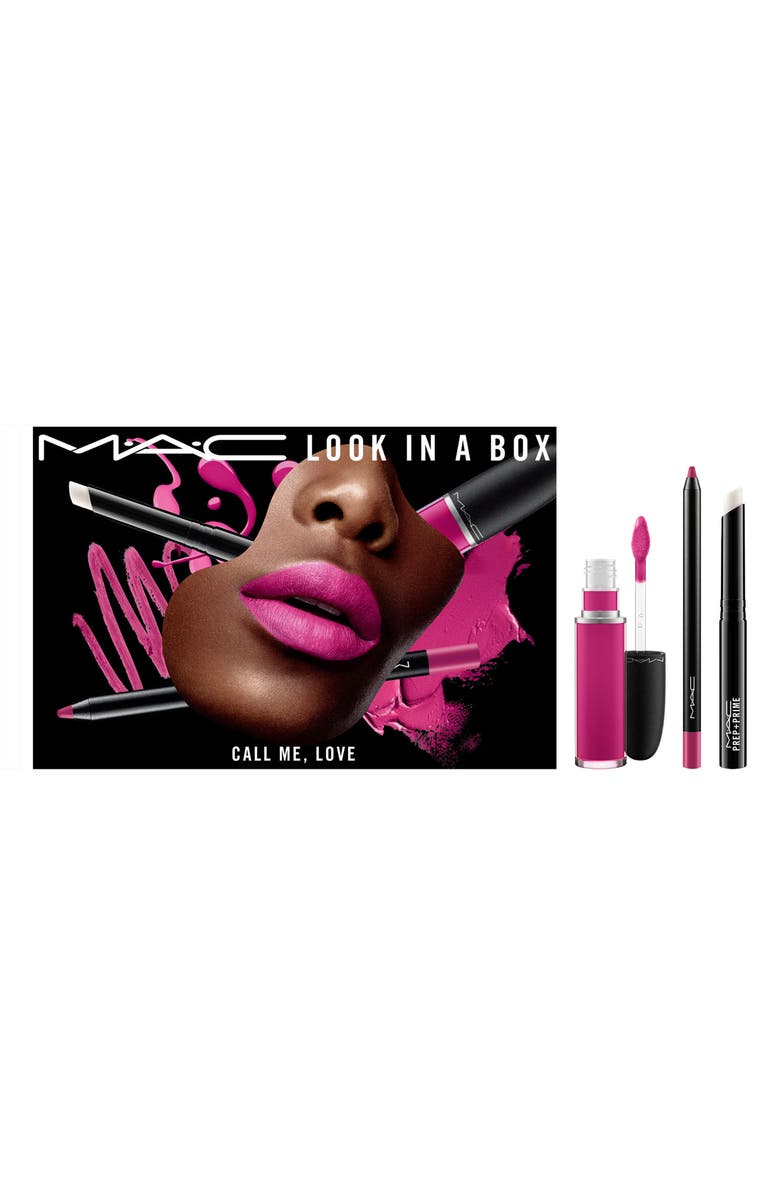 MAC Cosmetics MAC Look in a Box Call Me Love Lip Kit, Alternate, color,
