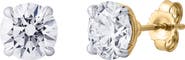 LuvMyJewelry Nisara 2.5 Ct TW Lab Grown Round Diamond Studs 14K Gold Earrings