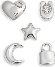 COACH Mixed Motif 5-Piece Stud Earring Set
