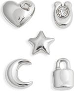 COACH Mixed Motif 5-Piece Stud Earring Set