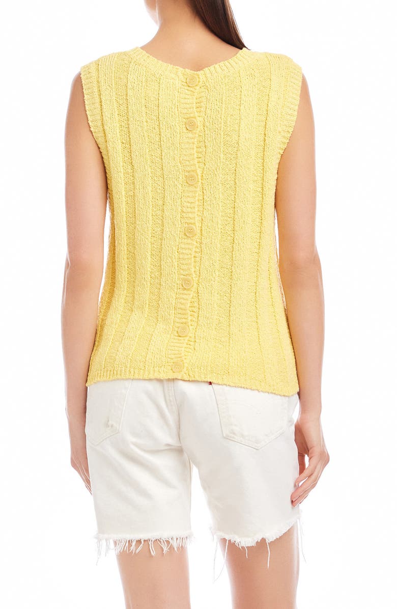 FIFTEEN TWENTY Zaydee Cotton Rib Tank, Alternate, color, Banana