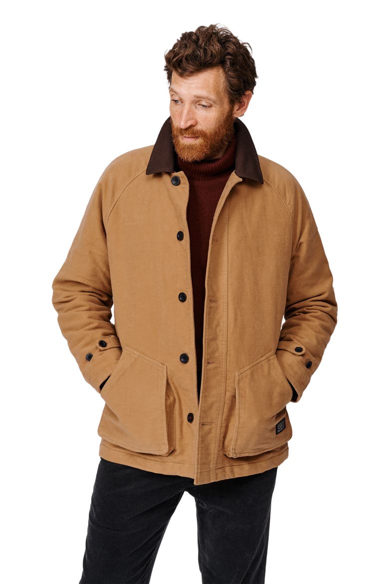 Bennett Moleskin Jacket, Main, color, Dijon