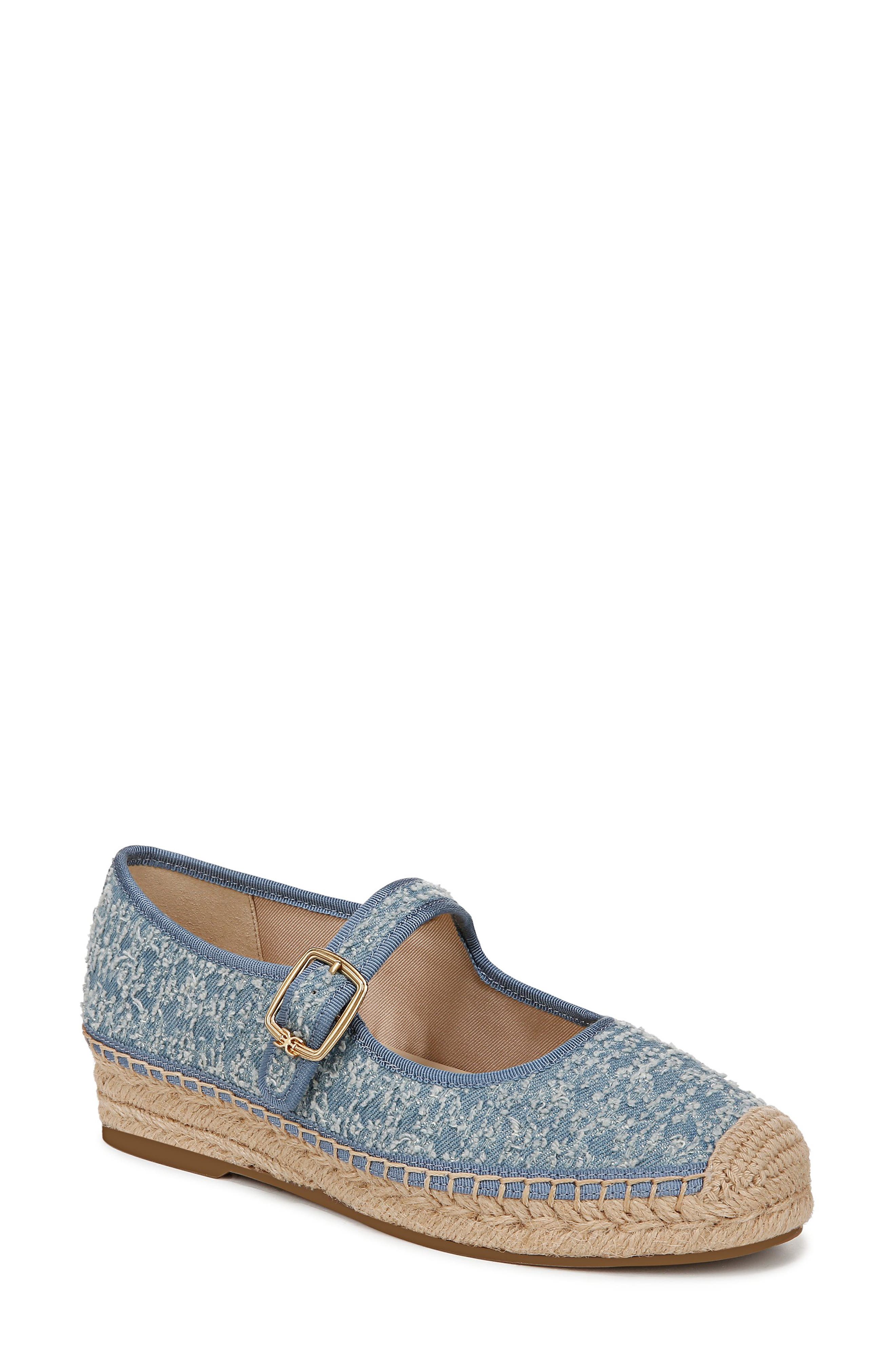 Mackie Mary Jane Espadrille, Main, color, MONTROSE BLUE