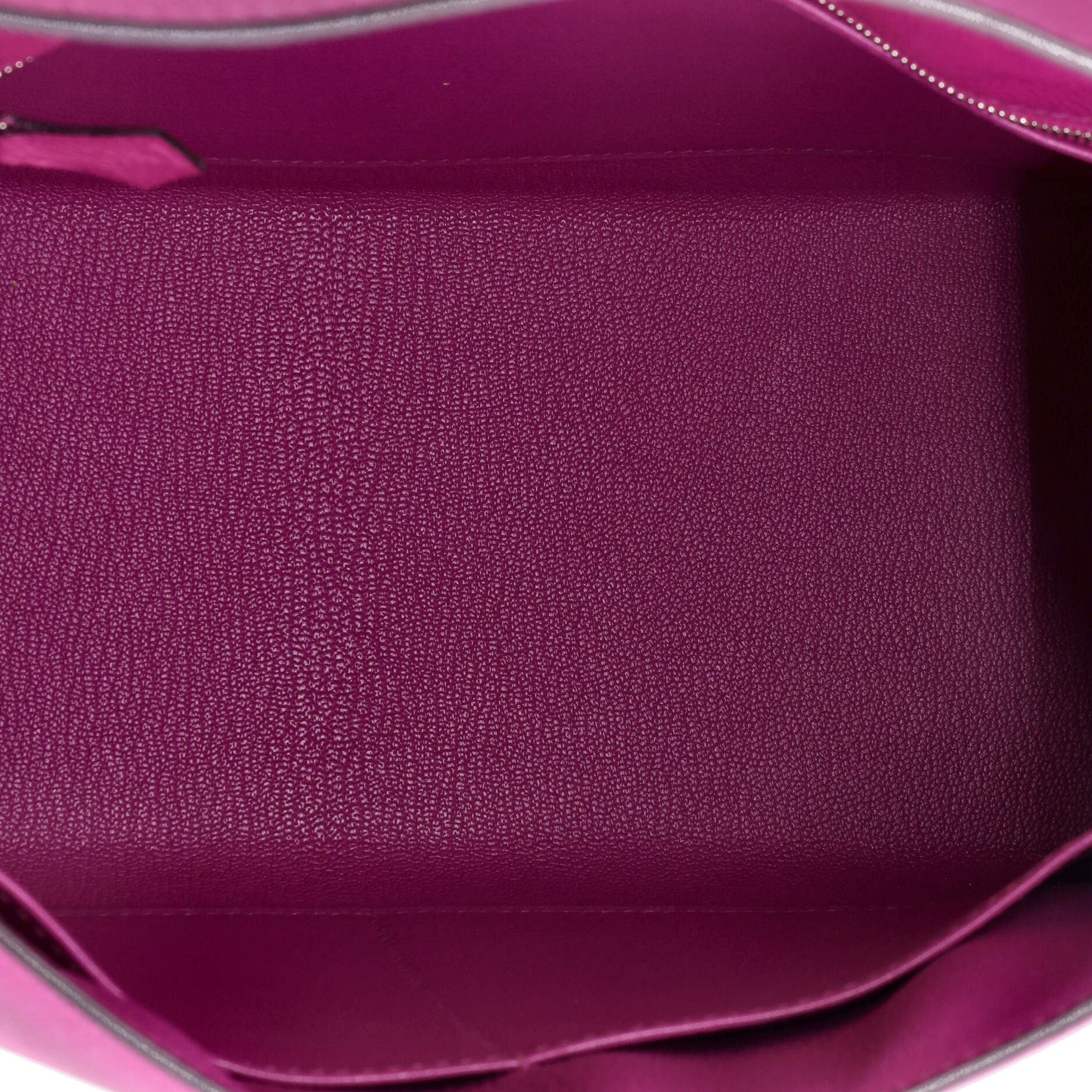 Pre-Owned Hermes Kelly Handbag Pink Epsom with Palladium Hardware 28, Alternate, color, 