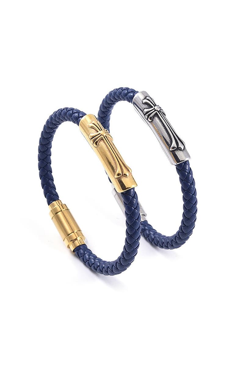 Anna Zuckerman Chrome Tides Men's Cuff, Alternate, color, Blue