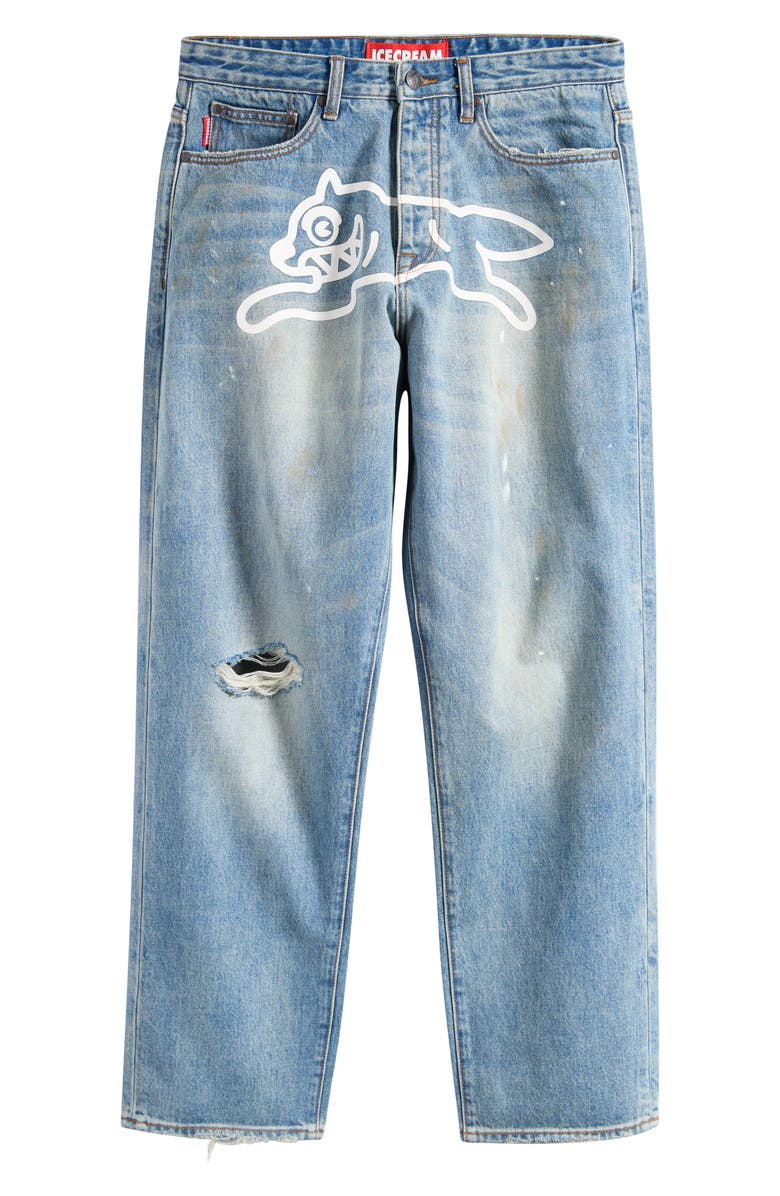 ICECREAM Slate Vanilla Fit Straight Leg Jeans, Alternate, color, Faded