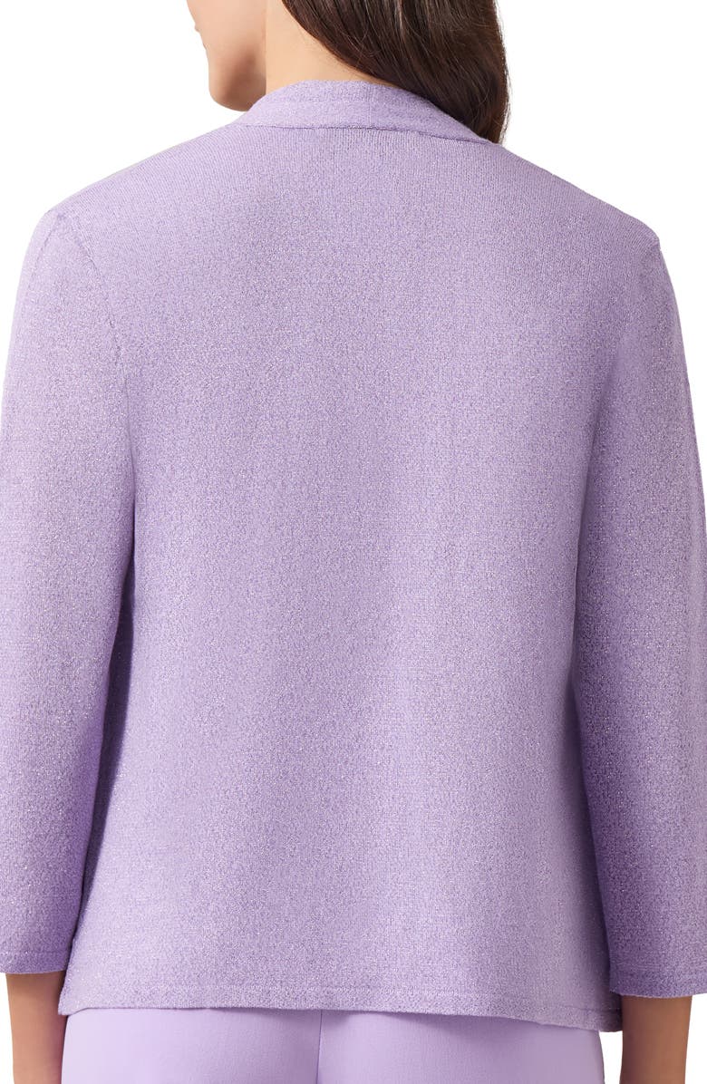 KASPER Long Sleeve Knit Cardigan Sweater, Alternate, color, 