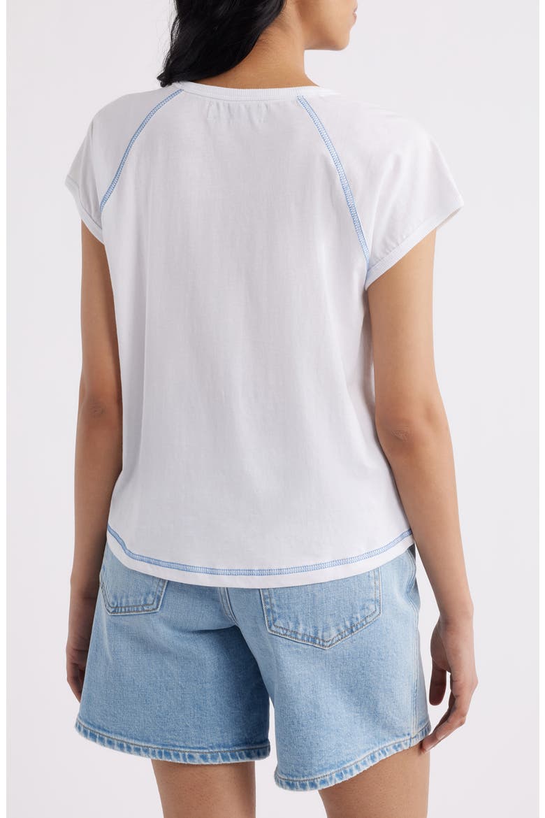 Raglan Sleeve Graphic T-Shirt, Alternate, color, WHITE
