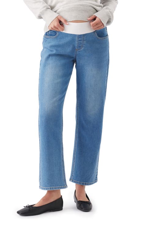 Teddy Straight Leg Maternity Jeans