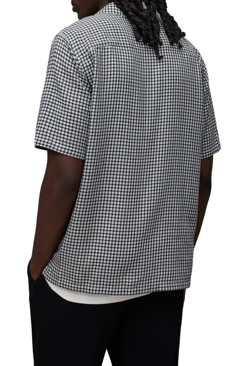 AllSaints Glendale Check Camp Shirt, Alternate, color, 