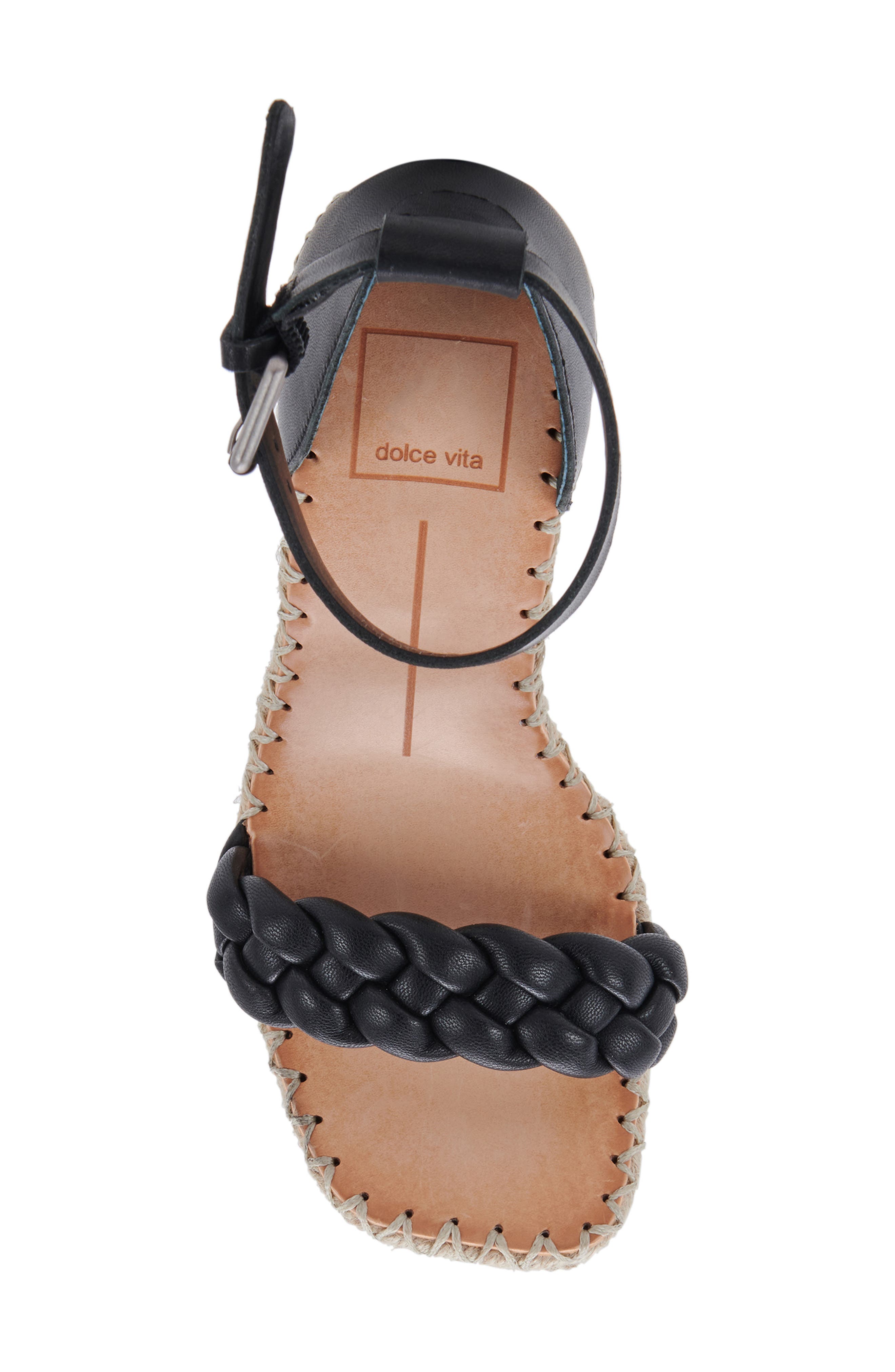 Dolce Vita Nilton Ankle Strap Wedge Sandal, Alternate, color, 