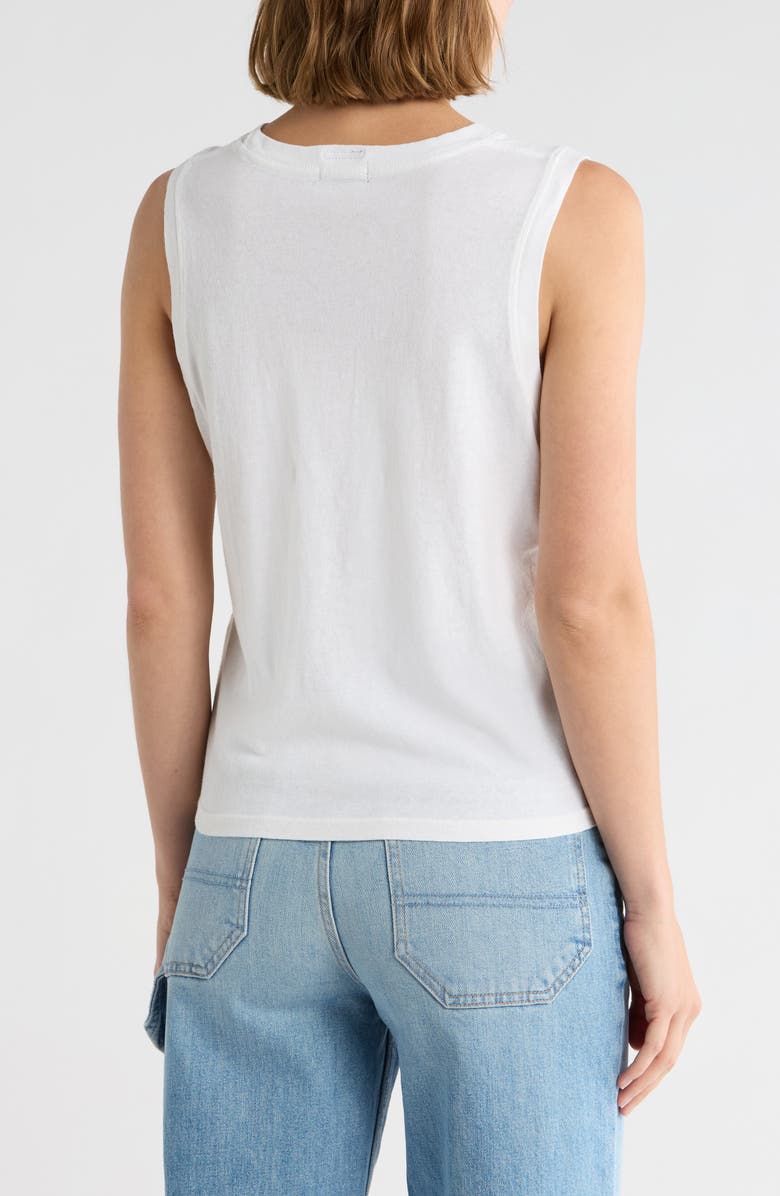 MOTHER The Strong & Silent Type Graphic Muscle T-Shirt, Alternate, color, 