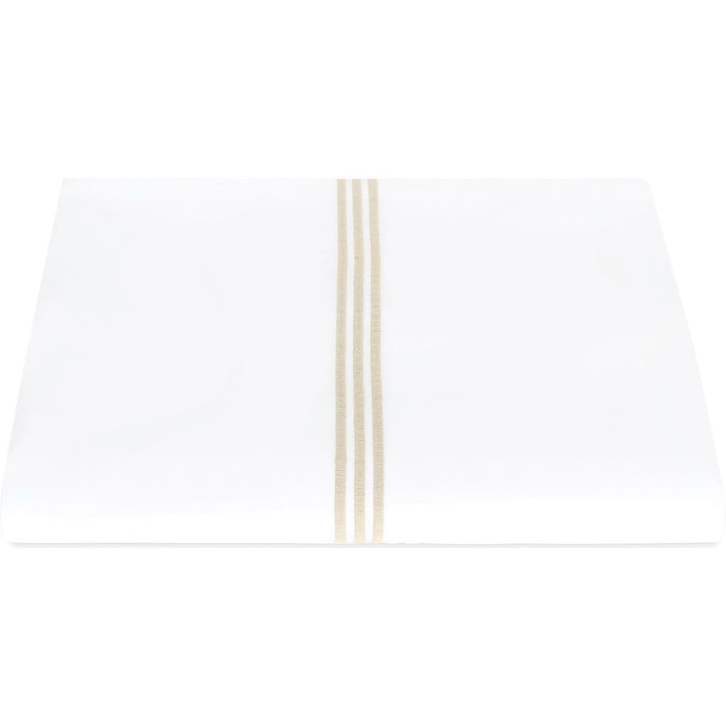 Matouk Bel Tempo Duvet Cover In Neutral