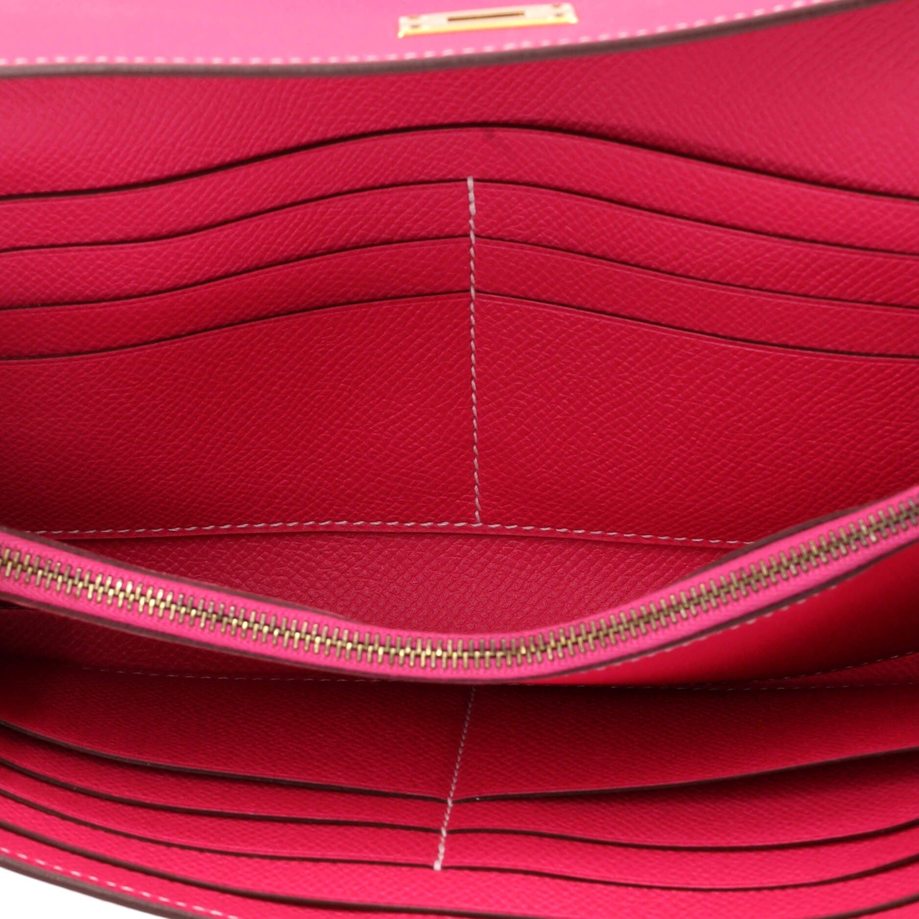 Kelly Wallet Epsom Long, Alternate, color, Rose Tyrien