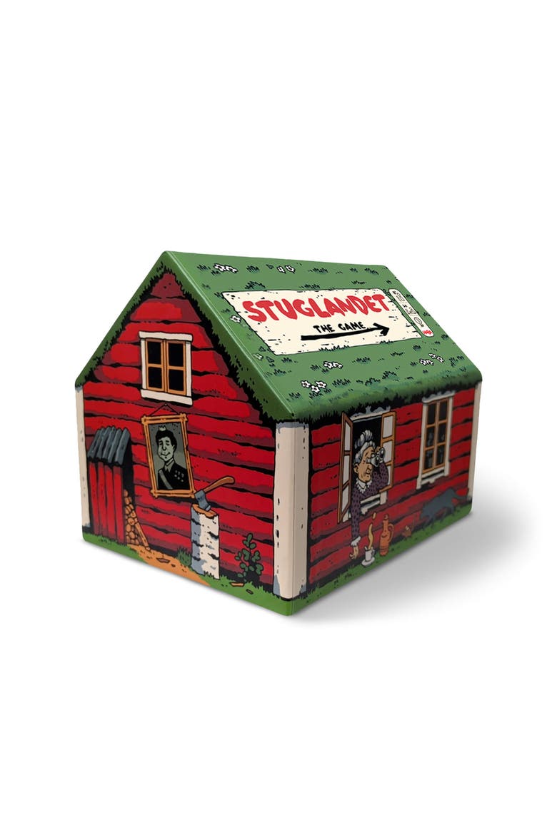Stuglandet Cabin Toss Board Game, Main, color, Red Multi