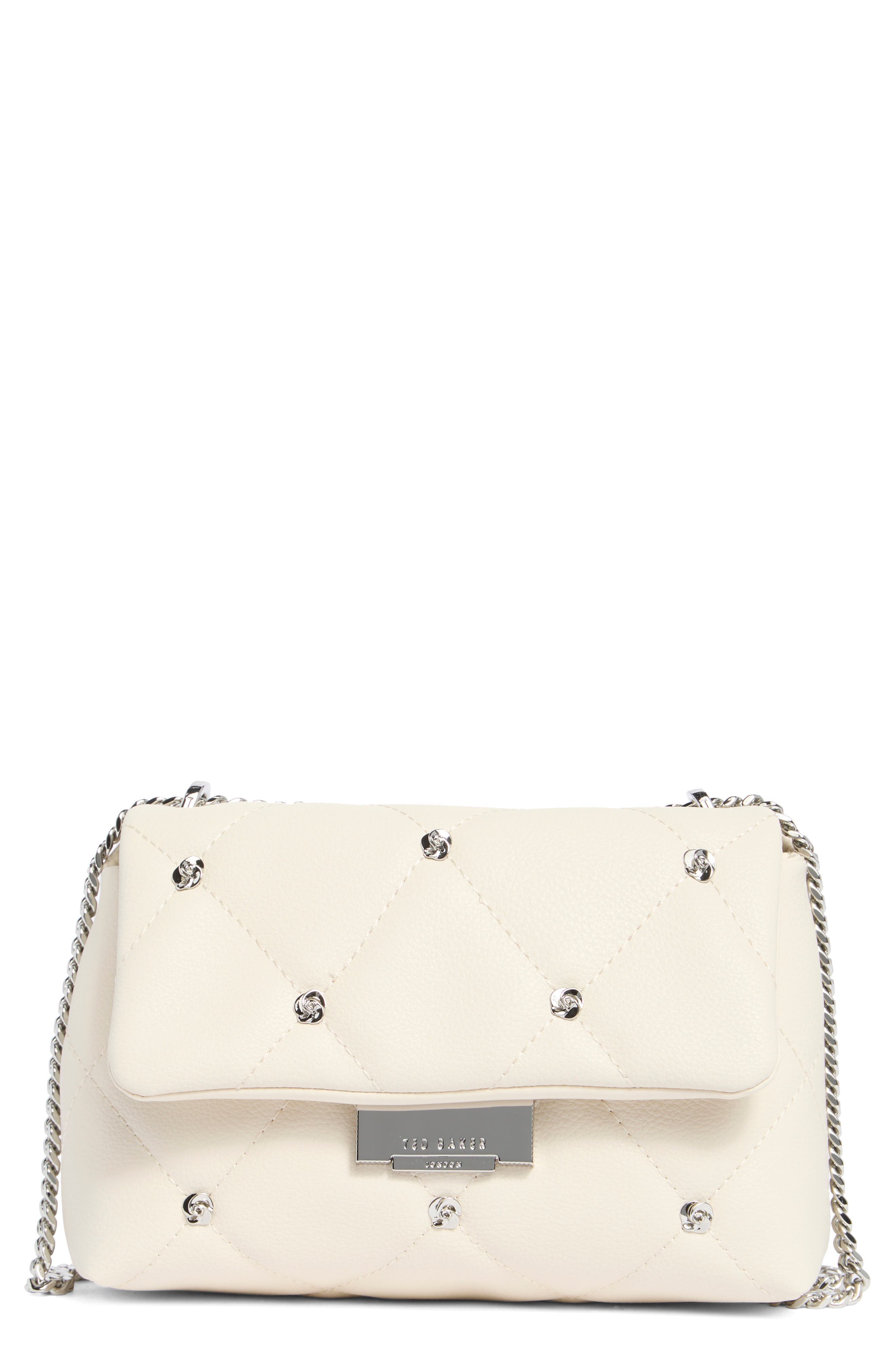 Ted Baker Ginette Crossbody Bag, Main, color, White Combo