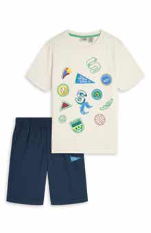 Scotch & Soda Kids' Graphic T-Shirt & Coordinating Shorts Set