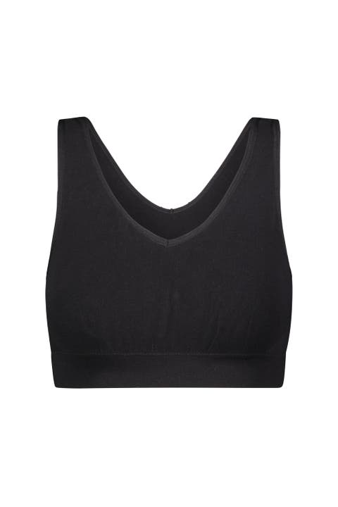 Soft Reversible V Crop Top Bralette