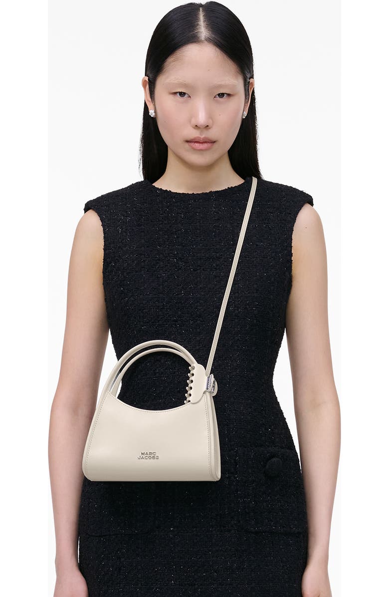 Marc Jacobs The Claw Clip Crossbody Bag, Alternate, color, Cotton White