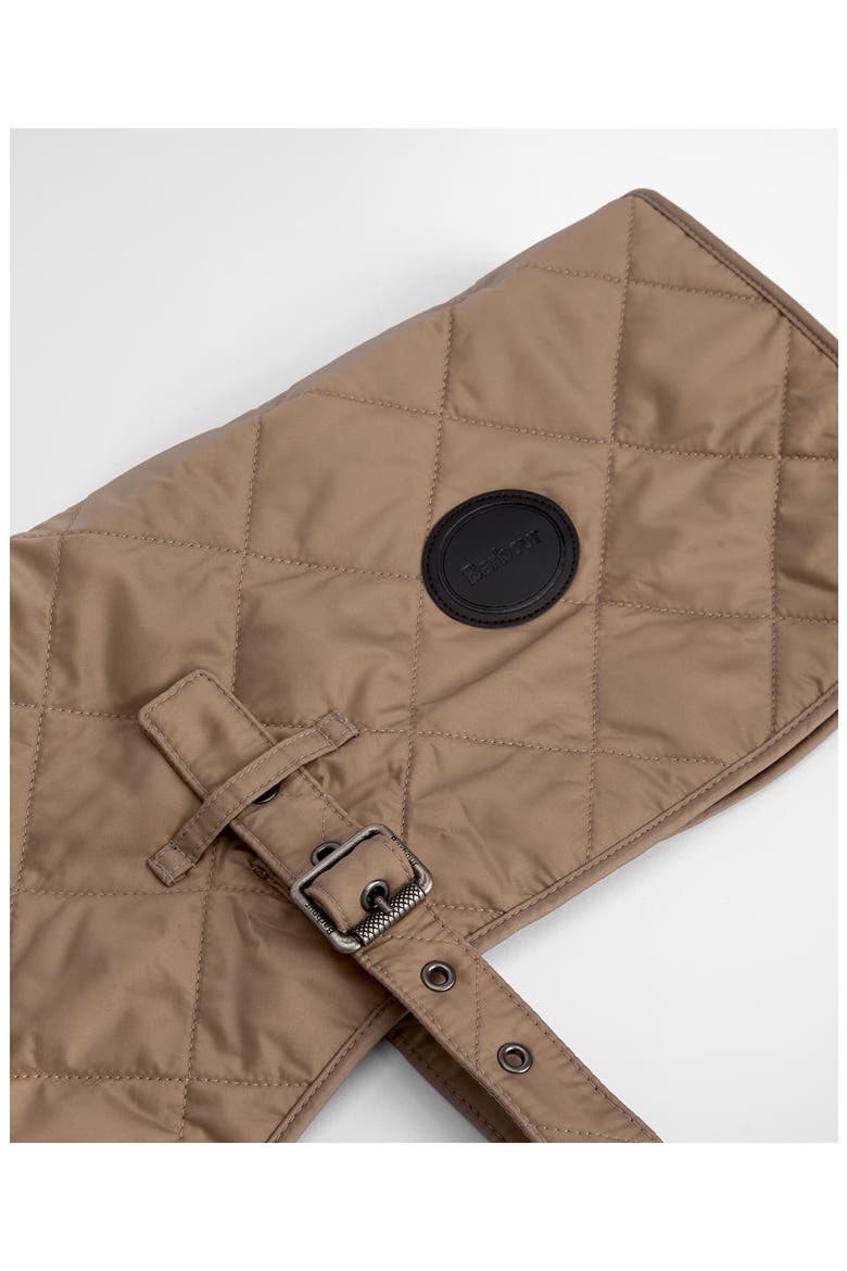 Quilted Nylon Dog Coat, Alternate, color, SAND DUNE