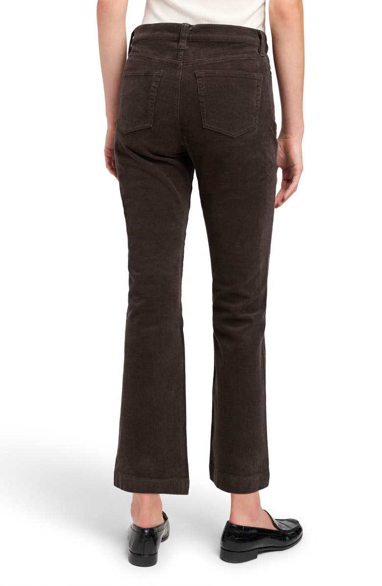 Faherty High Waist Ankle Flare Leg Corduroy Pants, Alternate, color, 